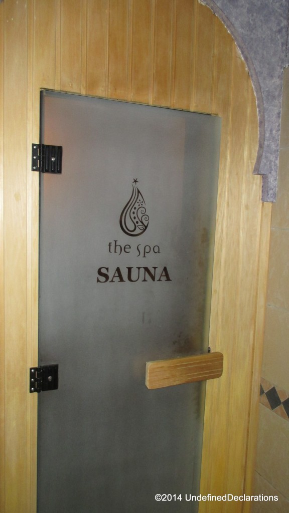 Sauna Room at JA Golf Resort and Spa